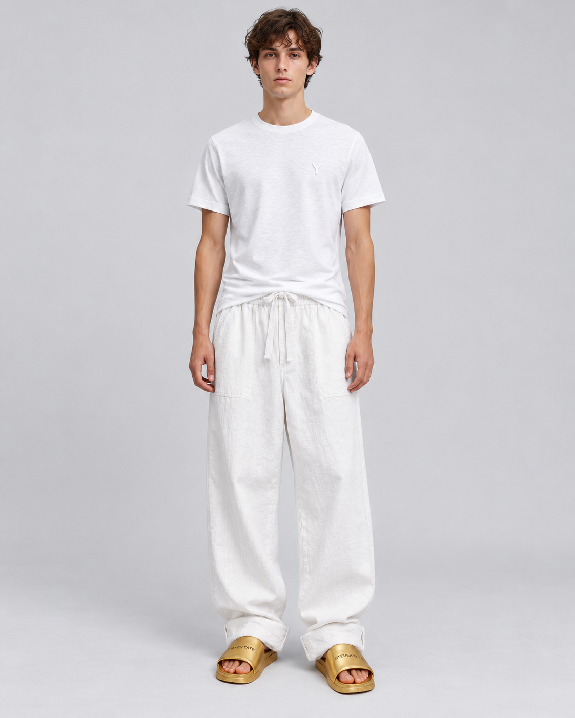 STEVEN TATE JOGGER LINEN