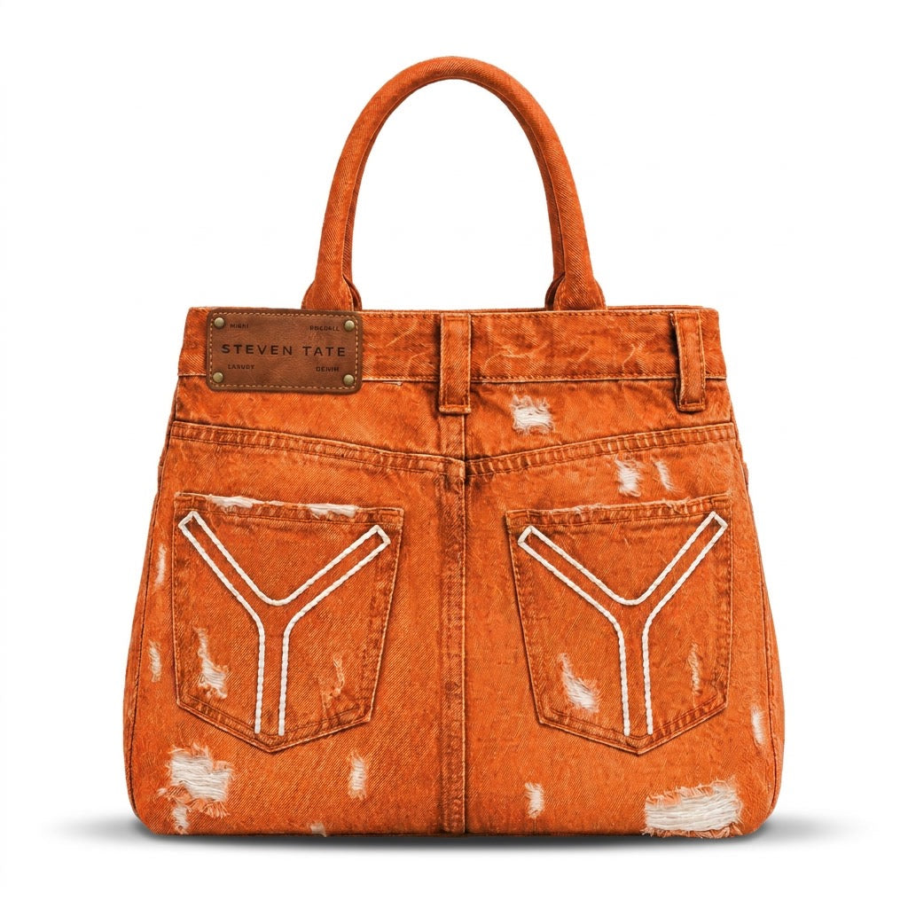 STEVEN TATE-SWAROVSKI DENIM Y GRAND TOTE-16