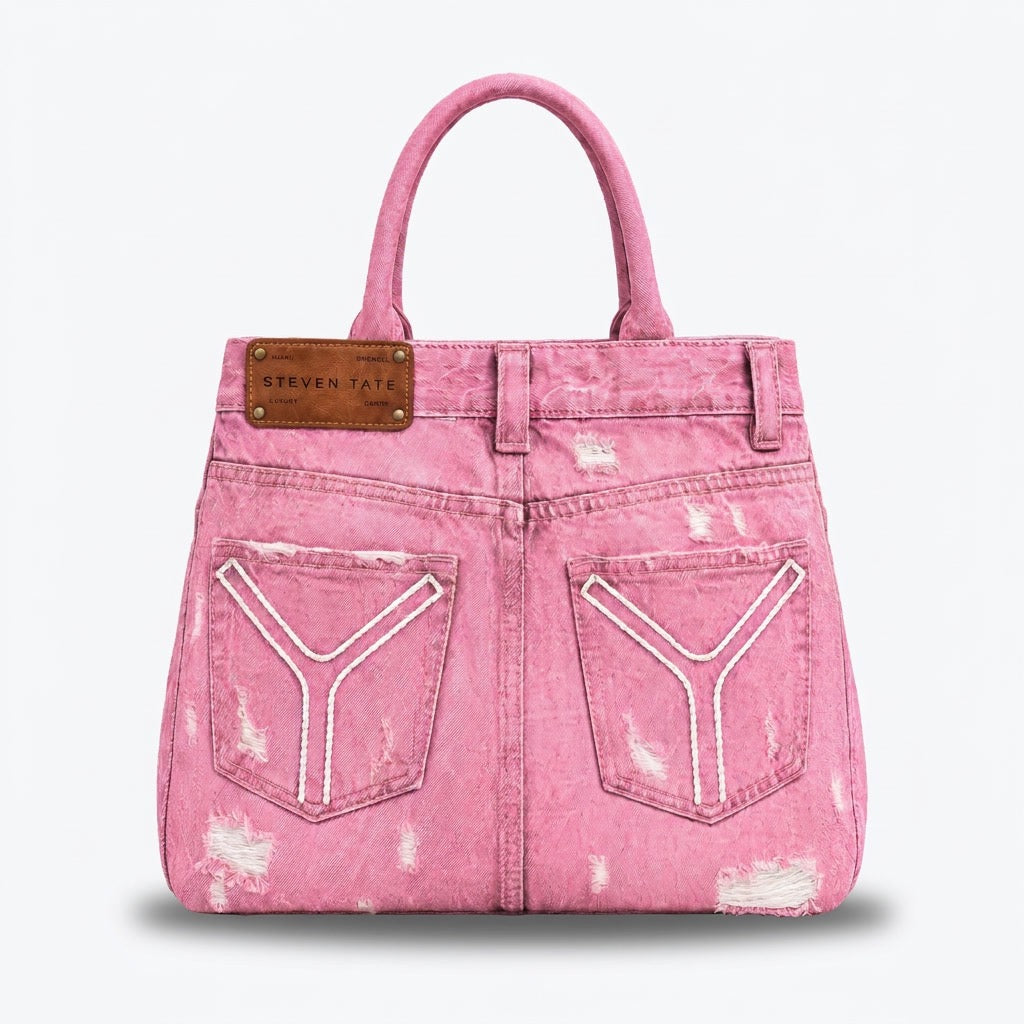 STEVEN TATE-SWAROVSKI DENIM Y GRAND TOTE-20